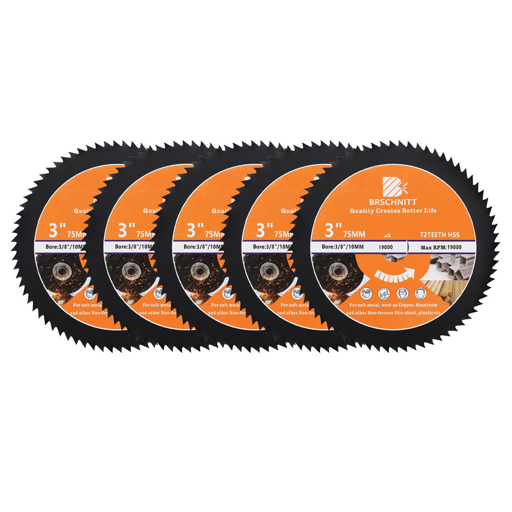 Disque de coupe en acier rapide BRSCHNITT, 1 ou 8 pièces, diamètre 50 mm, pour métal tendre, aluminium, bois, plastique, cuivre, lame de scie ultra-fine