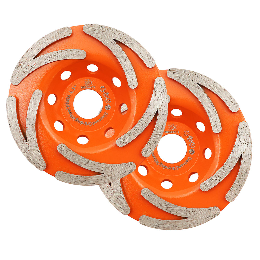 BRSCHNITT Sintered Cyclone Diamond Grinding Wheel 115mm for Concrete Masonry Granite Marble