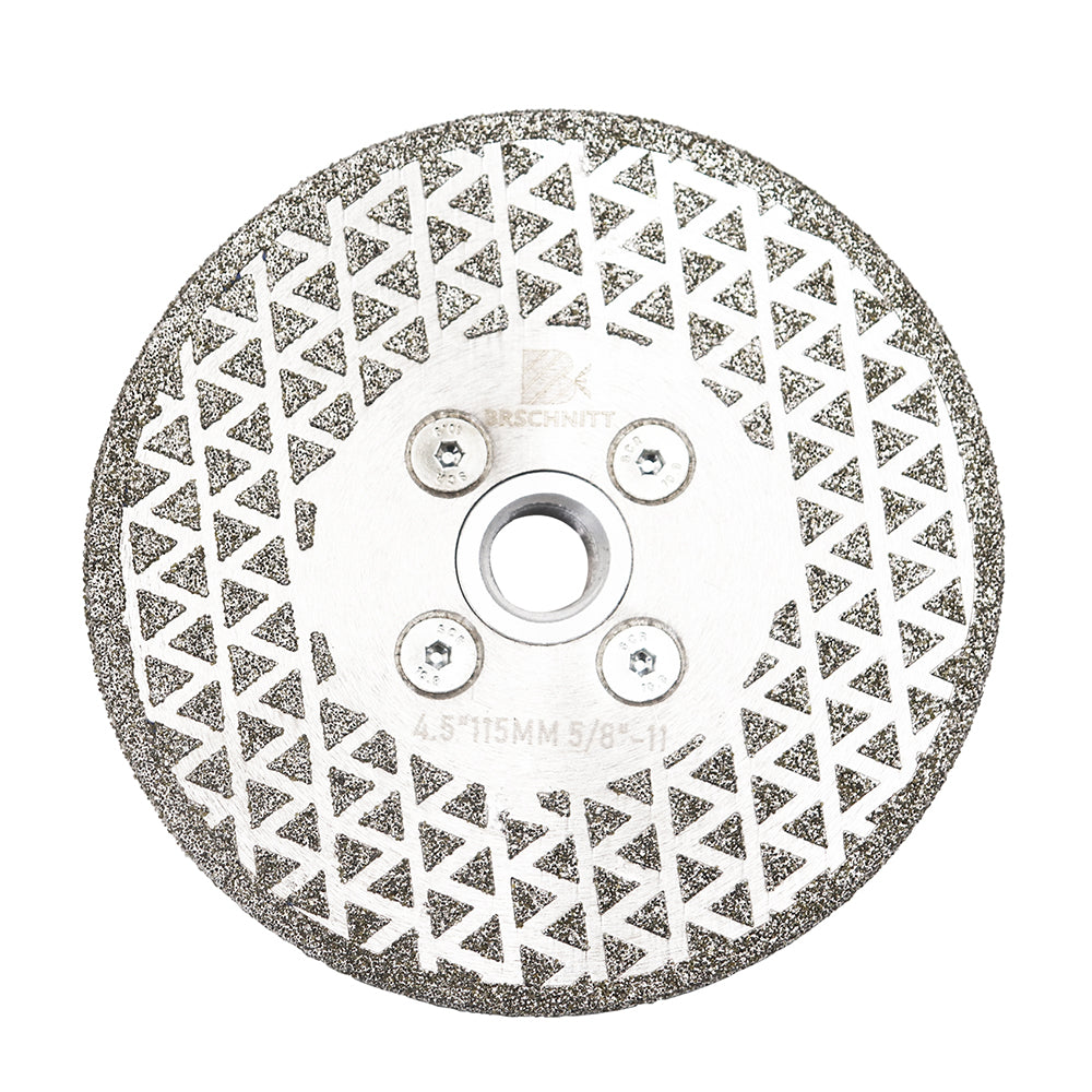 BRSCHNITT Dry & Wet M14 & 5/8"-11 Diamond Cutting Grinding Disc 115-125mm Granite Marble Tile