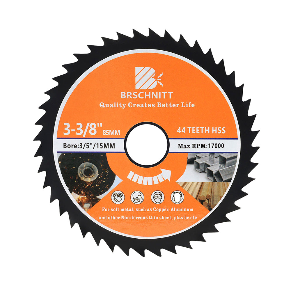 Disque de coupe en acier rapide BRSCHNITT, 1 ou 8 pièces, diamètre 50 mm, pour métal tendre, aluminium, bois, plastique, cuivre, lame de scie ultra-fine