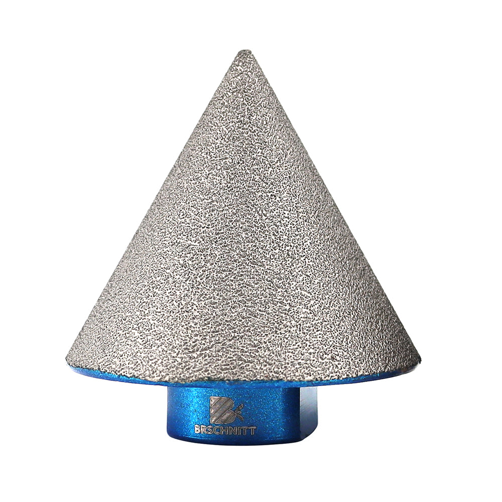 Fraises à chanfreiner diamantées BRSCHNITT brasées sous vide, 1 pièce, diamètre 20/35/50/82 mm, pour agrandir, façonner et chanfreiner les trous existants, porcelaine, céramique, carrelage, marbre