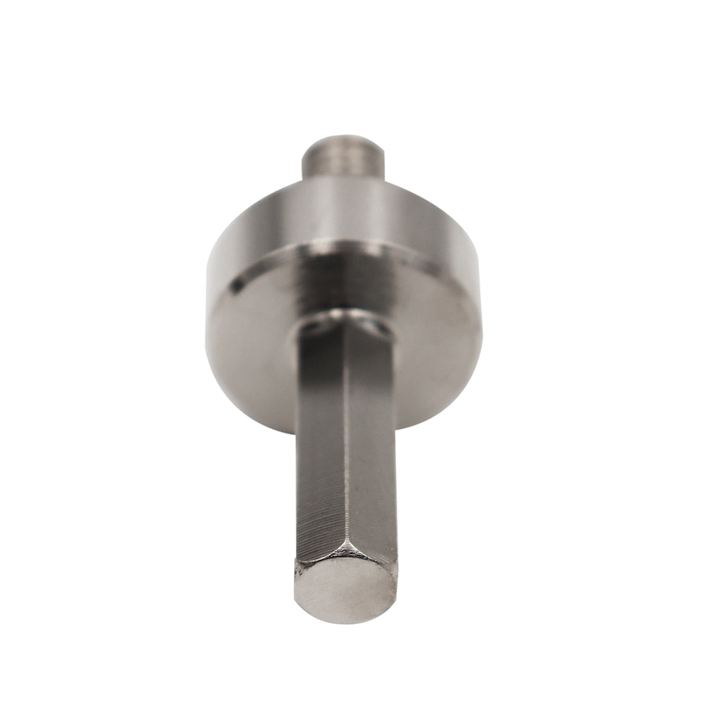 Adaptateur BRSCHNITT M10 ou M14 ou filetage mâle 5/8"-11 vers tige hexagonale 3/8 1 pièce ou 2 pièces pour forets à carotter Acier de bonne qualité