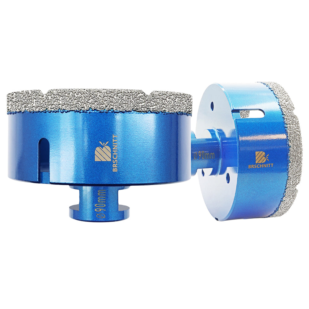 BRSCHNITT Diamant-Kernbohrer, 1 Stück, Durchmesser 6–125 mm, vakuumgelötete Diamant-Lochsäge für Marmor, Granit, Keramik, Porzellan, Fliesen mit M14-Gewinde