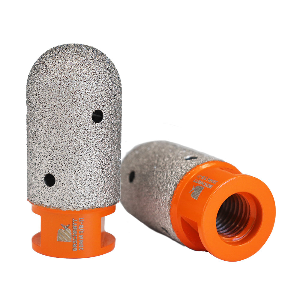 3/5 Inch Diamond Finger Milling Bit Ball End, 15mm Dry Core Drill Bit for Angle Grinders and Drills - Enlarge, Shape Holes in Porcelain, Ceramic 3/5 Inch Diamond Finger Milling Bit Ball End, 15mm Dry Core Drill Bit for Angle Grinders and Drills - Enlarge, Shape Holes in Porcelain, Ceramic