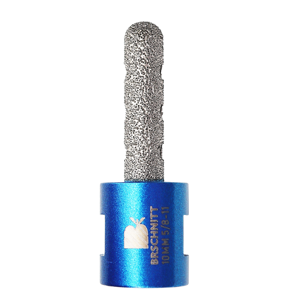 BRSCHNITT M14 & 5/8"-11 Diamond Milling Finger Bit 10-30mm for Tile Marble Hole Enlarging Vacuum Brazed
