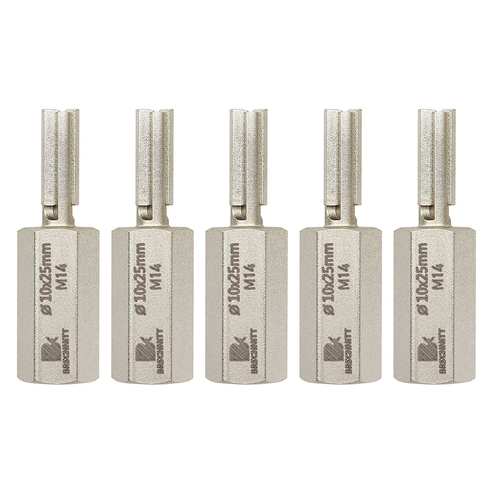 BRSCHNITT M14 & 5/8"-11 Carbide Mortar Raking Bit 10mm for Angle Grinder Brick Joint Removal