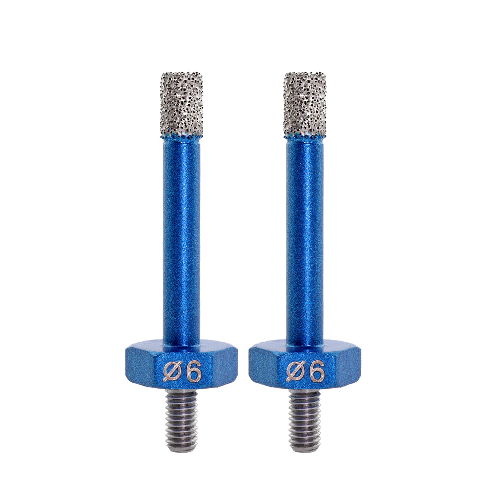 BRSCHNITT M5 Thread Diamond Dry Core Drill Bit 5-10mm for Porcelain Tile Granite Marble Vacuum Brazed