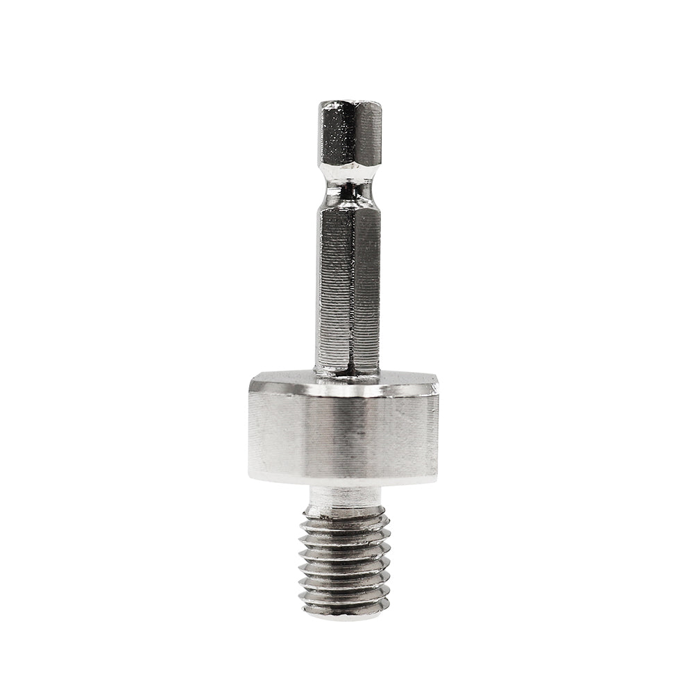 BRSCHNITT M10 & M14 & 5/8"-11 Male Thread Adapter to 1/4" Quick-Change Hex Shank for Diamond Core Bits
