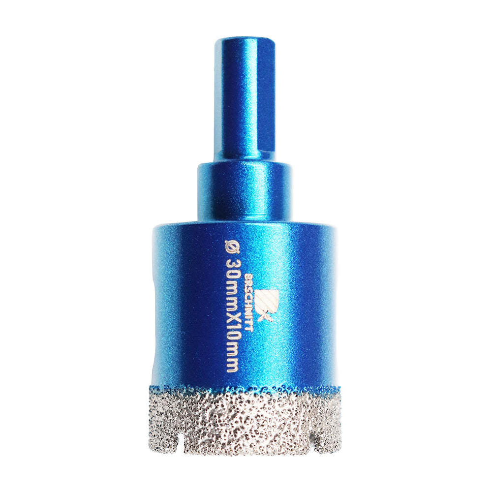 BRSCHNITT Diamond Drill Core Bit Vacuum Brazed 1/2/3pcs Dia 20-38mm Porcelain Tile Ceramic Granite Marble with Triangle Shank Hole Saw