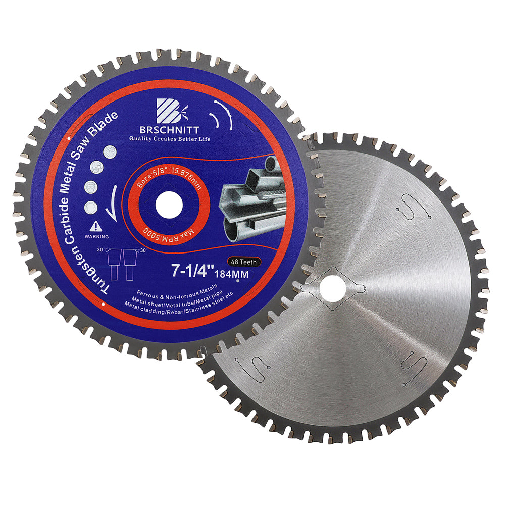 BRSCHNITT TCT Circular Saw Blade 165-365mm for Metal Pipe Cutting Stainless Steel Ferrous Materials