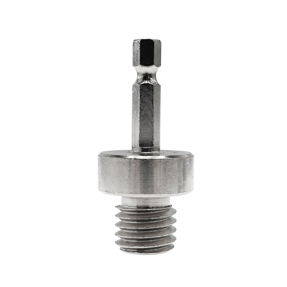 BRSCHNITT M10 & M14 & 5/8"-11 Male Thread Adapter to 1/4" Quick-Change Hex Shank for Diamond Core Bits