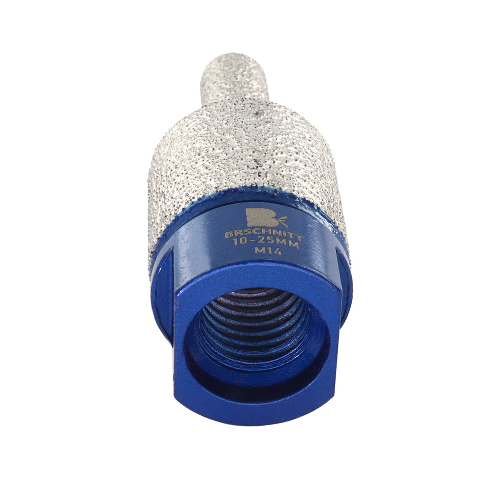 BRSCHNITT M14& 5/8"-11 Thread Diamond Milling Finger Bit for Tile Porcelain Marble Hole Enlarging Grinding