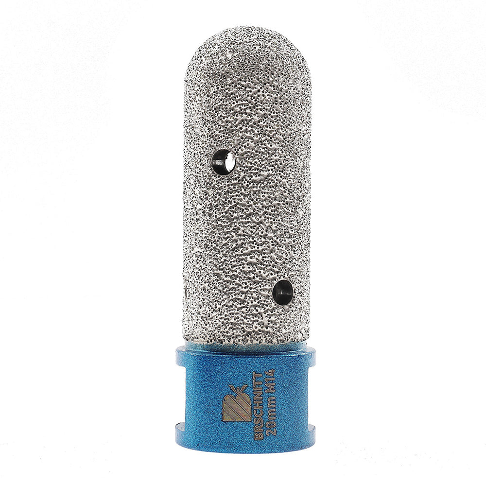 BRSCHNITT M14 & 5/8"-11 Diamond Milling Finger Bit 10-30mm for Tile Marble Hole Enlarging Vacuum Brazed