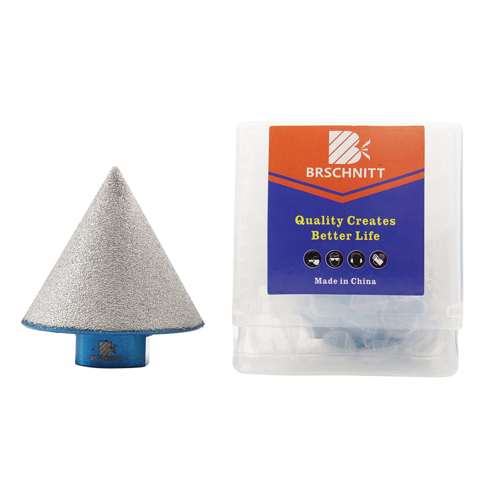 BRSCHNITT M14 Diamond Chamfering Bit 50mm for Tile Marble Granite Hole Enlarging Vacuum Brazed