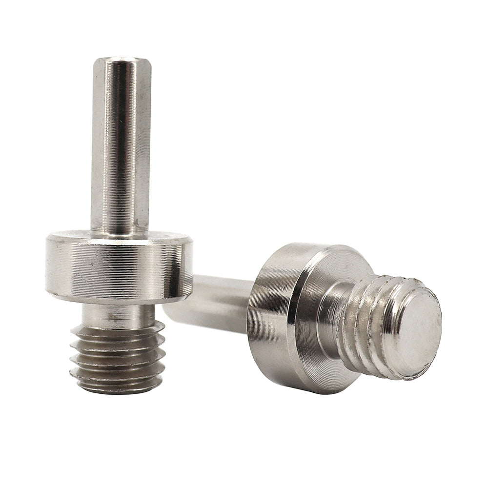 BRSCHNITT Diamond Drill Core Bit Adapter 5/8"-11 Male Thread to 3/8" Triangle Shank Converter