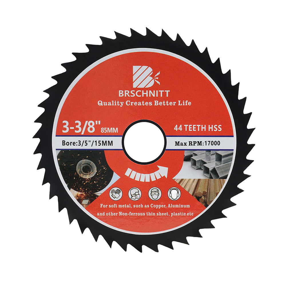 BRSCHNITT 85mm HSS  Metal Cutting Disc Saw Blade for Spofter Metal and Cooper