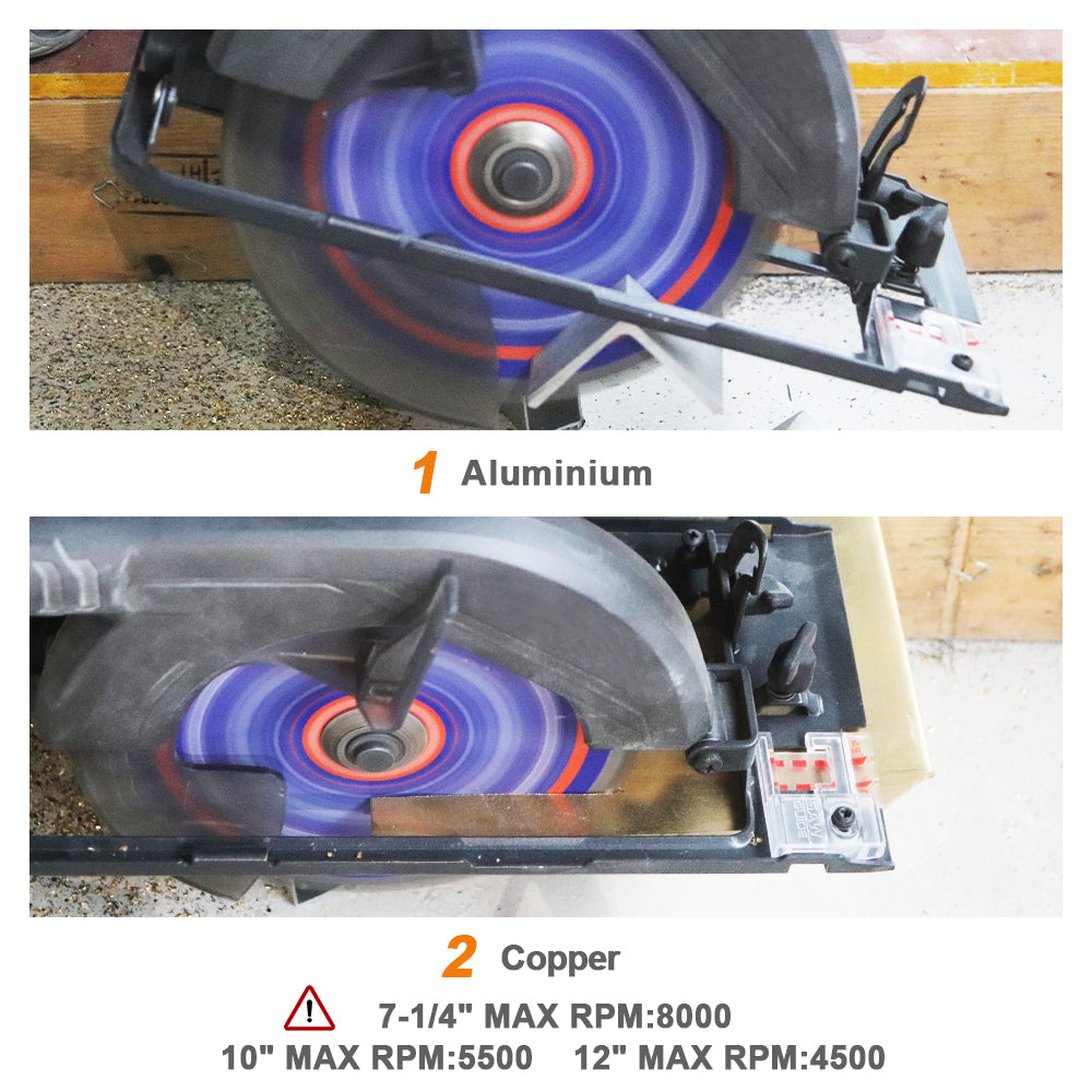 BRSCHNITT TCT Saw Blade 184-305mm 60-100T for Aluminum Plastic Non-Ferrous Metal Cutting