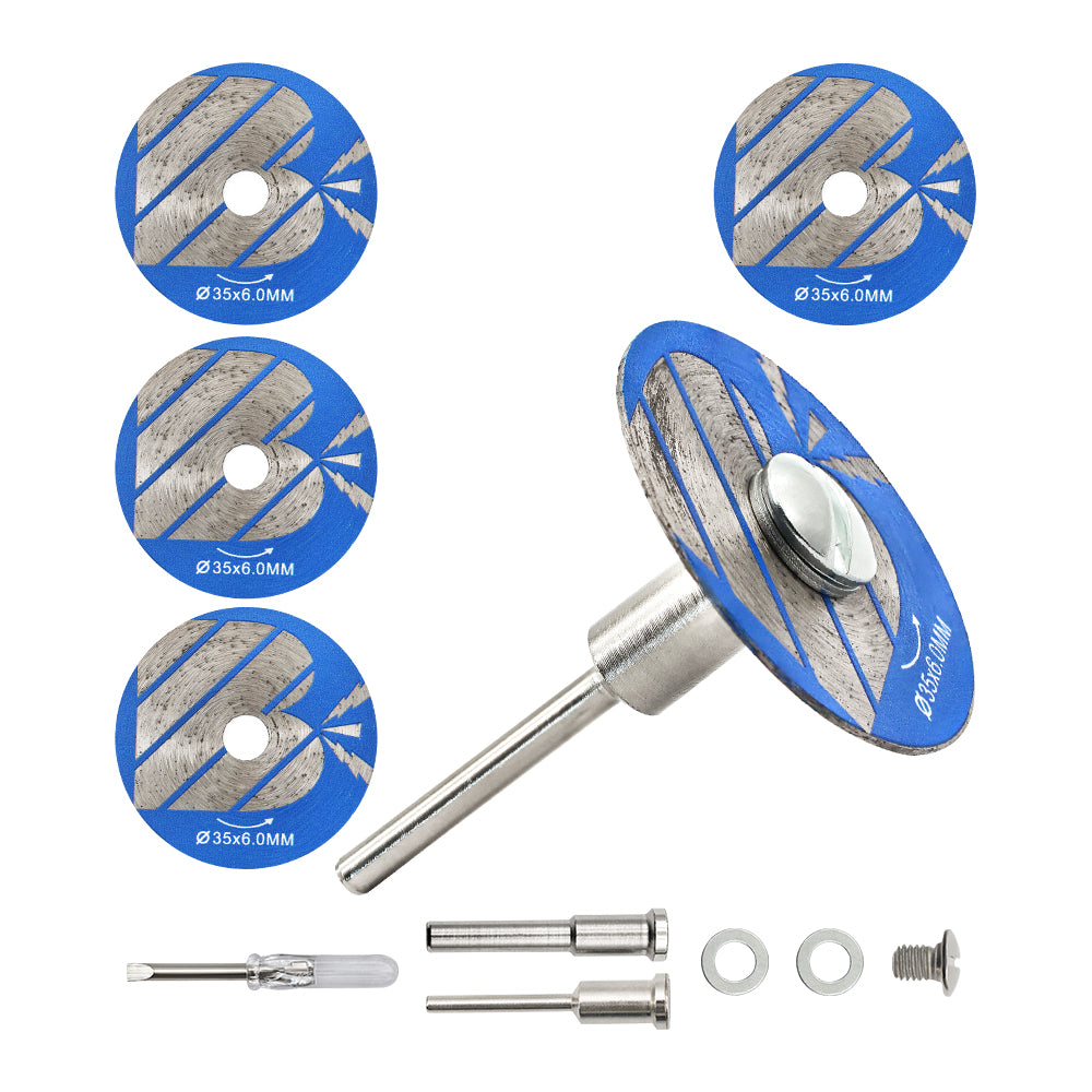 BRSCHNITT 5pcs 30-50mm Sintered Continuous Cutter Set for Tile