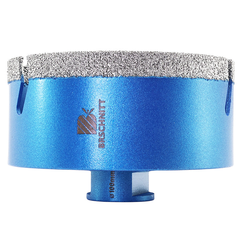 BRSCHNITT-Diamond 1pc 100/110/125/130/150MM Lightning Teeth Drill Bit Hole Saw for Porcelain Tile Crowns Granite Marble Stone