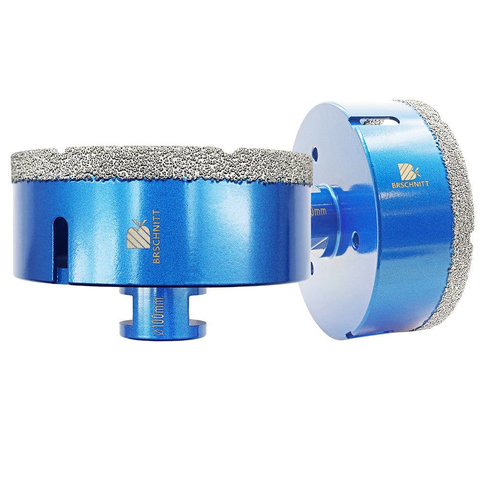 BRSCHNITT Diamant-Kernbohrer, 1 Stück, Durchmesser 6–125 mm, vakuumgelötete Diamant-Lochsäge für Marmor, Granit, Keramik, Porzellan, Fliesen mit M14-Gewinde