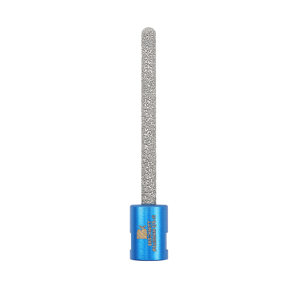 Foret diamanté pour mortier BRSCHNITT brasé sous vide, 1 pièce de diamètre 8 mm, pour le râteau à mortier, le pointage, le granit, la maçonnerie, la pierre, le marbre, le béton, la meuleuse d'angle