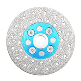 BRSCHNITT Diamant-Schleifsägeblätter, 1 Stück oder 2 Stück, Durchmesser 4"/4,5"/5" für Marmor, Granit, Stein, Fliesen, Beton, vakuumgelötete Trennscheibe, 5/8"-11 Gewinde