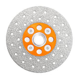 BRSCHNITT Diamant-Schleifsägeblätter, 1 Stück oder 2 Stück, Durchmesser 4"/4,5"/5" für Stein, Marmor, Granit, Beton, Fliesen, vakuumgelötete Trennscheibe, M14-Gewinde