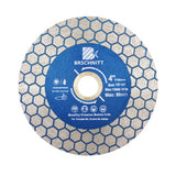 Lame de scie diamantée BRSCHNITT, coupe hexagonale, meulage double face, 1 pièce de diamètre 5"/125 mm, disque de coupe pour carrelage, céramique, porcelaine, marbre, pierre