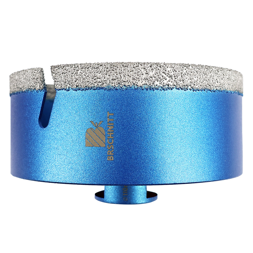 BRSCHNITT M14 Thread Diamond Dry & Wet Hole Saw with Lightning Teeth 20-150mm for Porcelain Tile Granite Marble