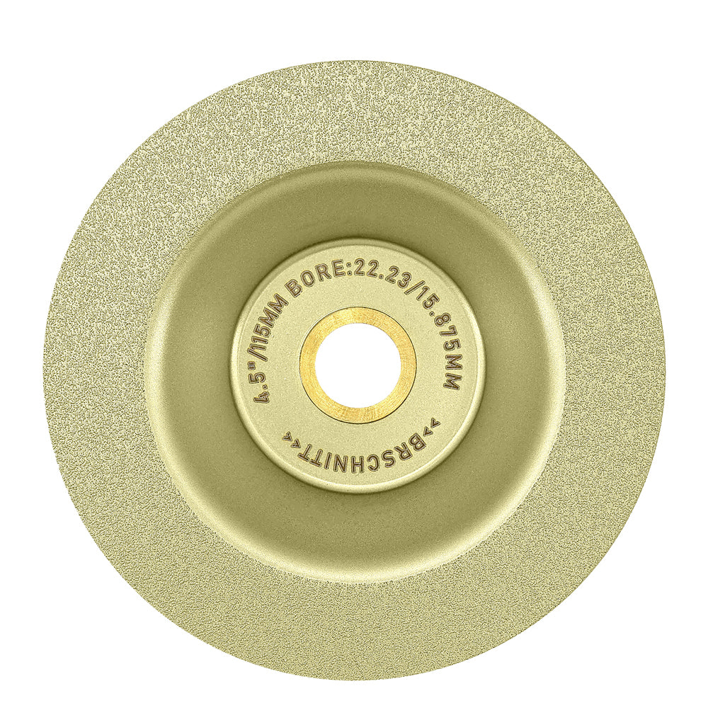 BRSCHNITT Gelötete Diamant-Trennscheibe & Schleifscheibe 115-125mm #300 für Dekton, Feinsteinzeug, Granit, Marmor