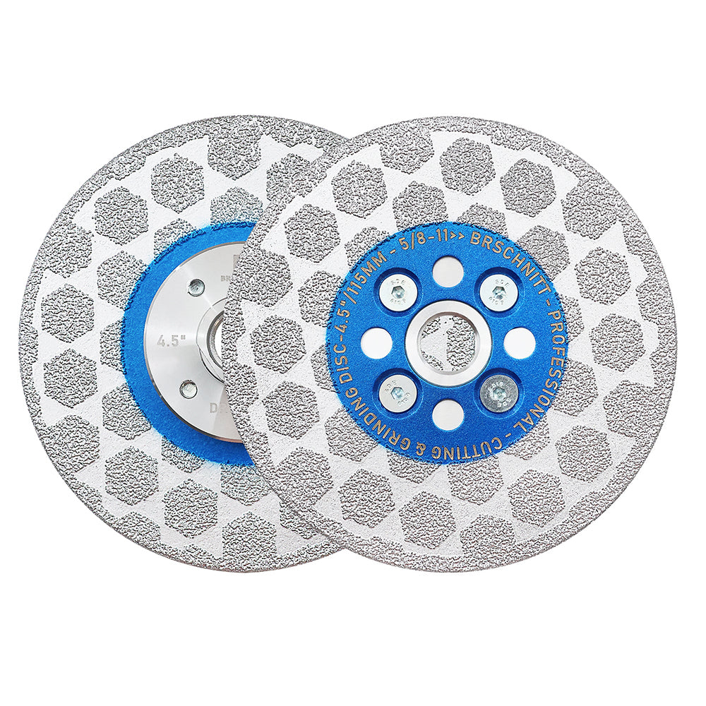 BRSCHNITT M14 & 5/8"-11 Diamond Cutting Grinding Disc 105-125mm for Granite Marble Concrete Tile