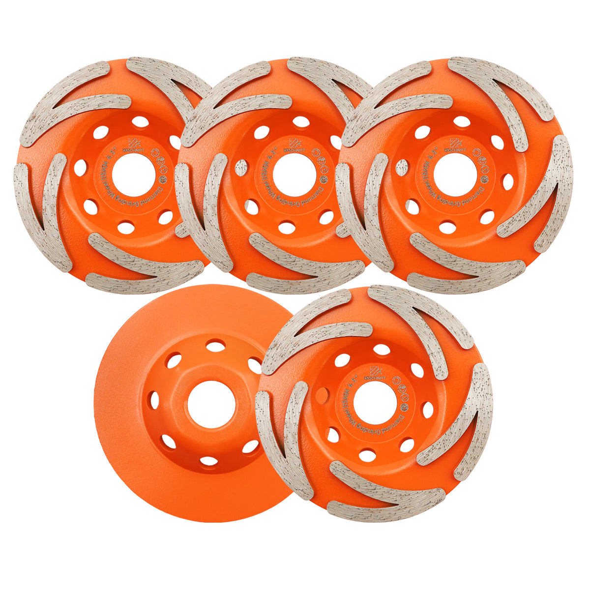 BRSCHNITT Sintered Cyclone Diamond Grinding Wheel 115mm for Concrete Masonry Granite Marble