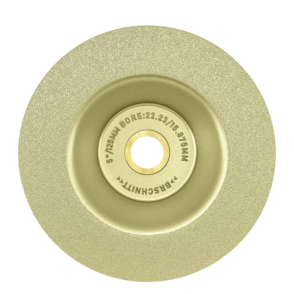 BRSCHNITT Gelötete Diamant-Trennscheibe & Schleifscheibe 115-125mm #300 für Dekton, Feinsteinzeug, Granit, Marmor