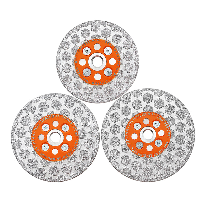 BRSCHNITT 1/2pcs 100/115/125mm Circular Saw Diamond Saw Blade  for Grinding Granite Marble Concrete Tile Diamond Cutting Disc
