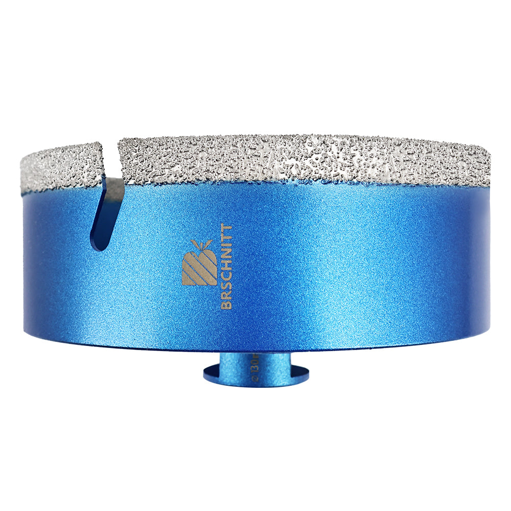 BRSCHNITT M14 Thread Diamond Dry & Wet Hole Saw with Lightning Teeth 20-150mm for Porcelain Tile Granite Marble