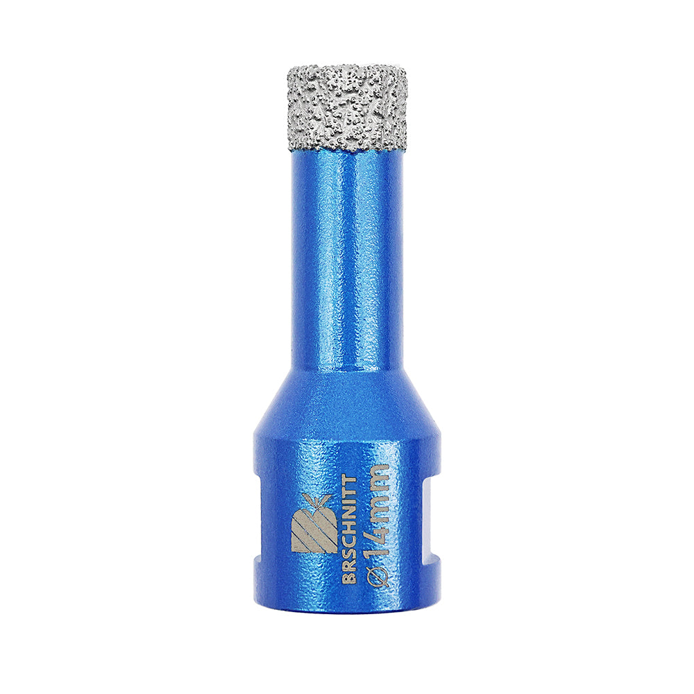 BRSCHNITT Diamant-Kernbohrer, 1 Stück, Durchmesser 6–125 mm, vakuumgelötete Diamant-Lochsäge für Marmor, Granit, Keramik, Porzellan, Fliesen mit M14-Gewinde