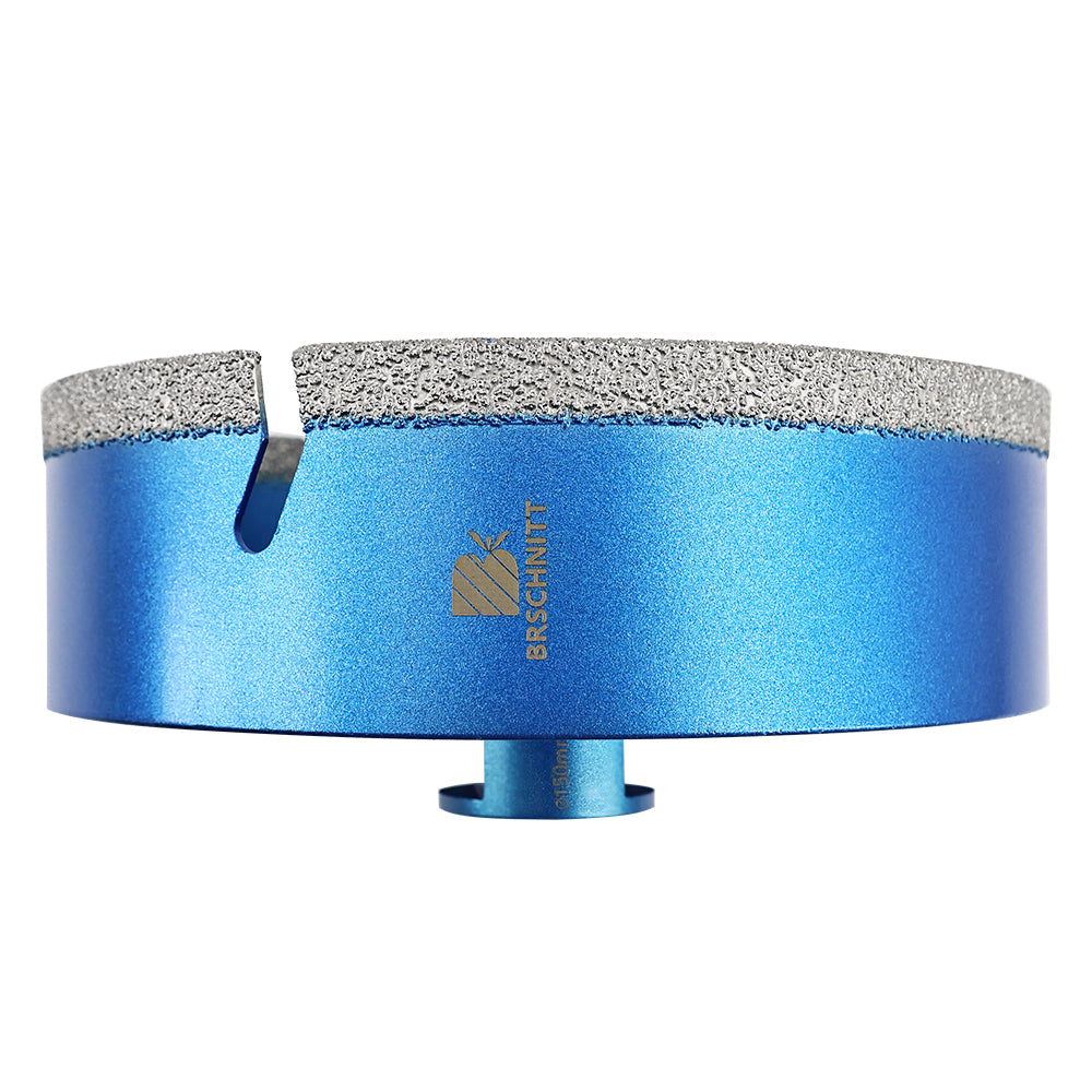 BRSCHNITT M14 Thread Diamond Dry & Wet Hole Saw with Lightning Teeth 20-150mm for Porcelain Tile Granite Marble