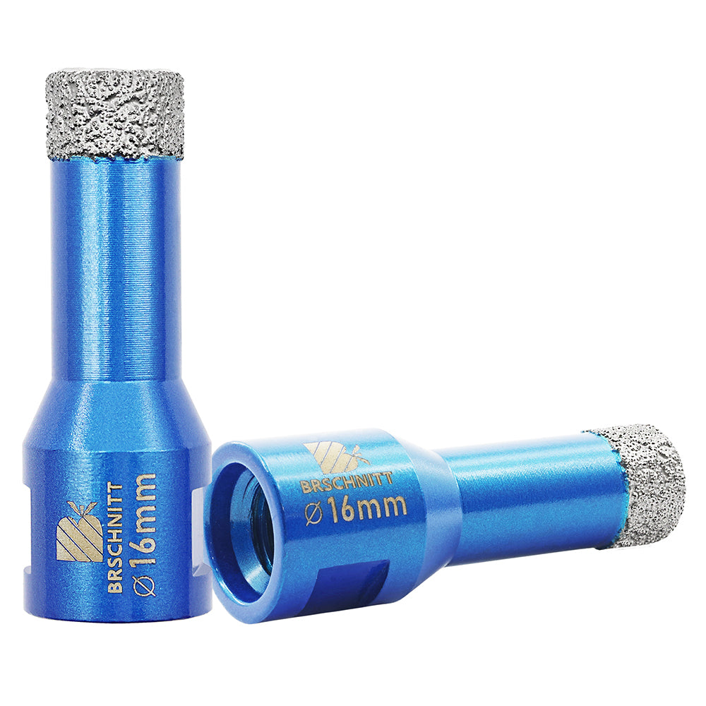 BRSCHNITT Diamant-Kernbohrer, 1 Stück, Durchmesser 6–125 mm, vakuumgelötete Diamant-Lochsäge für Marmor, Granit, Keramik, Porzellan, Fliesen mit M14-Gewinde