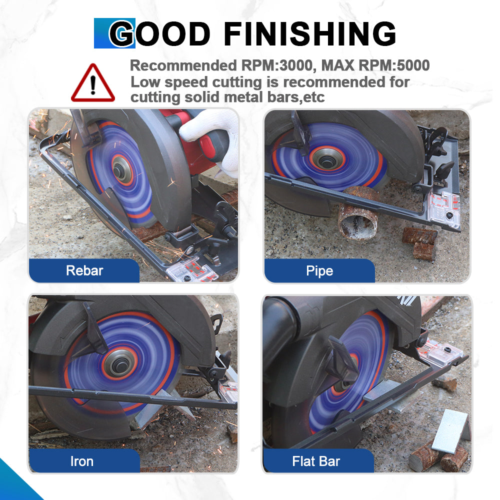BRSCHNITT TCT Circular Saw Blade 165-365mm for Metal Pipe Cutting Stainless Steel Ferrous Materials