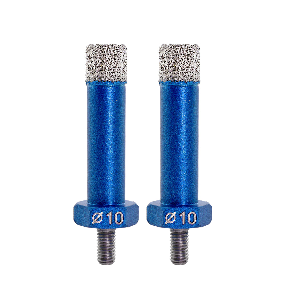 BRSCHNITT Dry Drill Bits 1pc or 2pcs Dia 5/6/8/10mm  for Granite Porcelain Tile Marble Mini Angle Grinder Vacuum Brazed Core Bit M5 Thread
