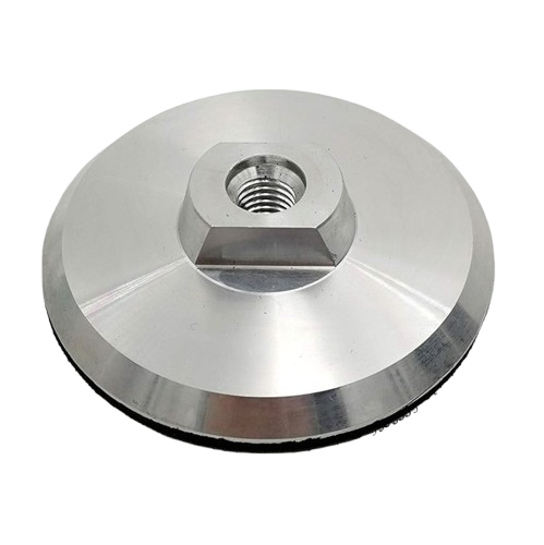 BRSCHNITT M14 & 5/8"-11 Thread Aluminium Backer Pad 3"-5" Hook and Loop Backing Pad for Diamond Polishing Pads