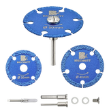 BRSCHNITT 30-50mm Mini Iron Cutting Disc Brazed Mini Saw Blade for Cutting Iron Mental