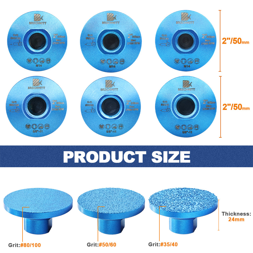 BRSCHNITT 1pc Diamond Flat Grinding Wheel For Rough Grinding Levelling Marble Quartz stone Granite Cobblestone Grinding Disc