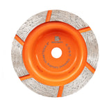 BRSCHNITT 75mm Single Row Grinding Wheel Diamond Disc for Marble Granite Concrete