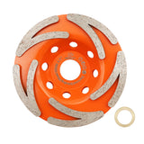 BRSCHNITT Sintered Cyclone Diamond Grinding Wheel 115mm for Concrete Masonry Granite Marble