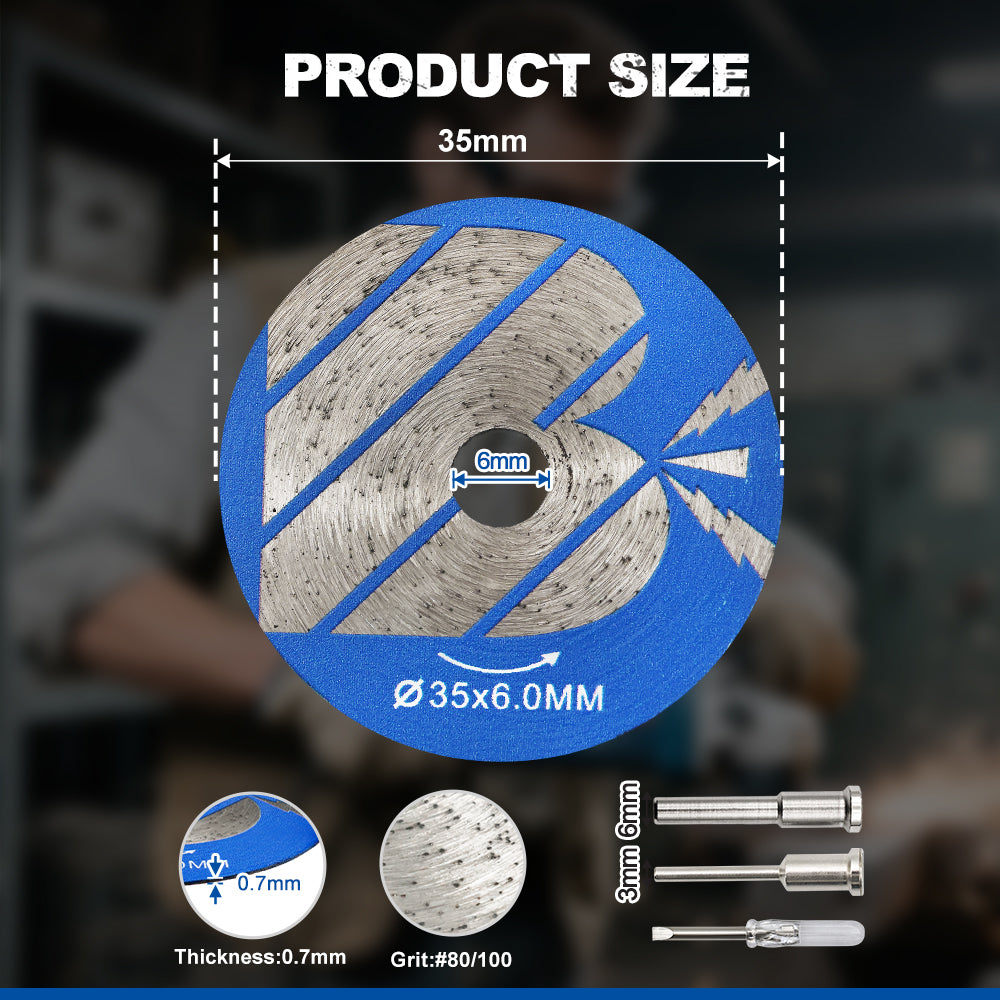 BRSCHNITT 5pcs 30-50mm Sintered Continuous Cutter Set for Tile