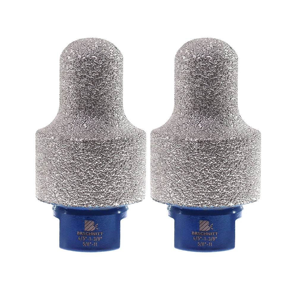Fraise diamantée BRSCHNITT, tige de meulage, scie cloche, 1 pièce, bord poli, agrandissement du trou, perçage de carrelage, porcelaine, filetage 5/8"-1 1 ou M14