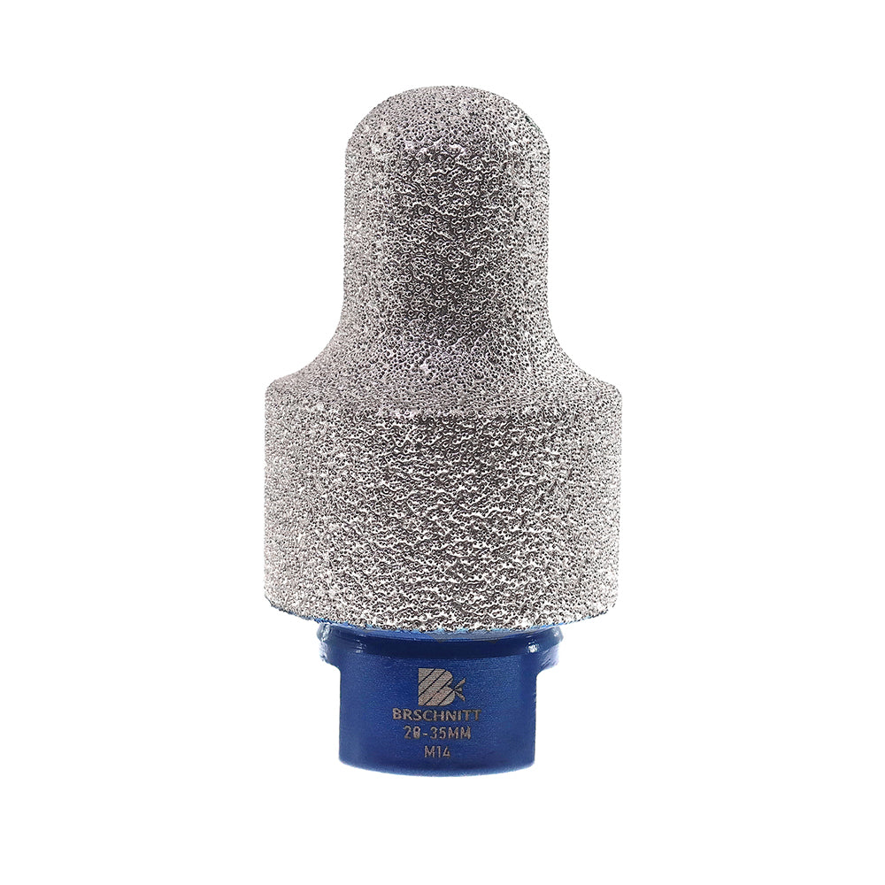 BRSCHNITT M14& 5/8"-11 Thread Diamond Milling Finger Bit for Tile Porcelain Marble Hole Enlarging Grinding