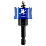 BRSCHNITT M42 Bi-Metal Hole Saw 20-32mm with Quick Change Hex Shank for Stainless Steel Metal Cutting