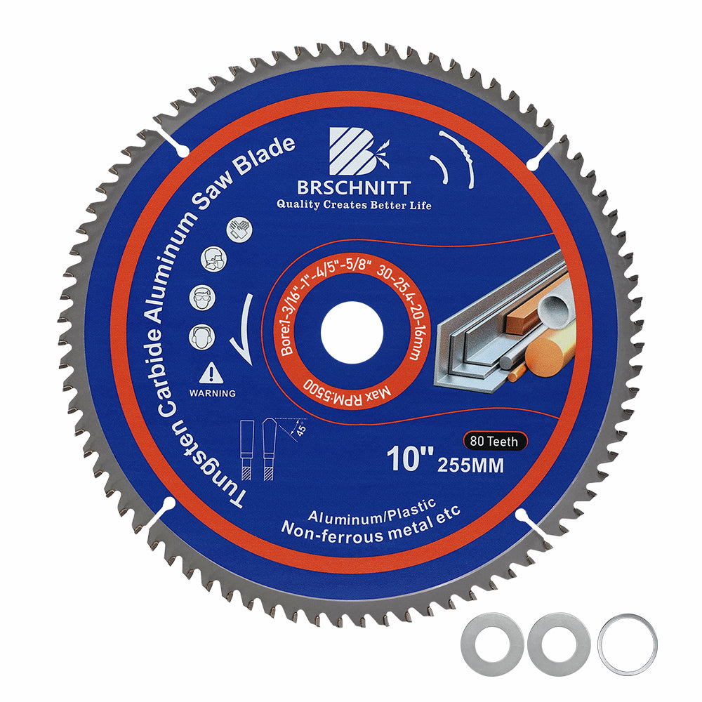 BRSCHNITT 1 Stück/2 Stück 184/255/305 mm Sägeblätter zum Schneiden von Aluminium-Kunststoff 